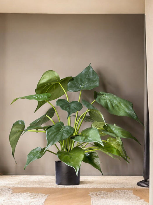 Alocasia - Kunstig Grønn Plante