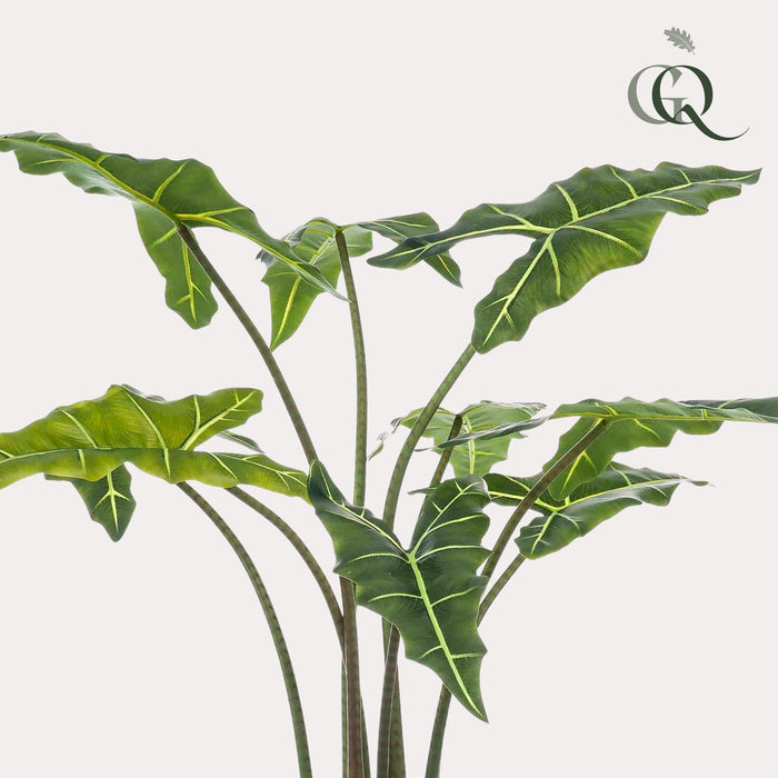 Alocasia Kunstig Plante - H100Cm, Ø12Cm