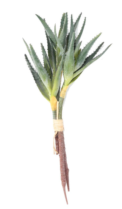 Kunstig Aloe På Stake Sett Med 3 H35Cm Grønn