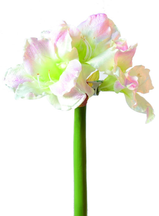 Kunstig Amaryllis 3 Blomster Hvit 70Cm