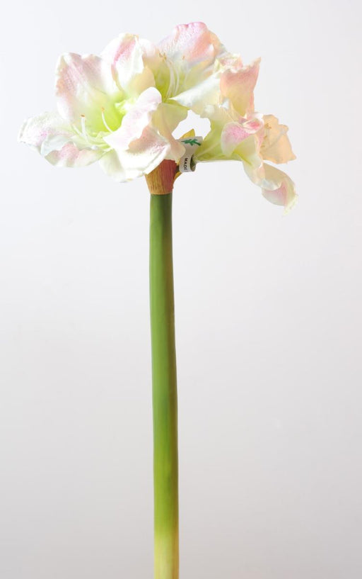 Kunstig Amaryllis 3 Blomster Hvit 70Cm