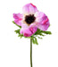 Kunstig Lilla Anemone 35 Cm Forsterket Stilk