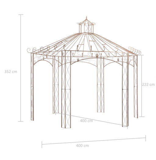 Garden Arch Round Rose Arch (4M)