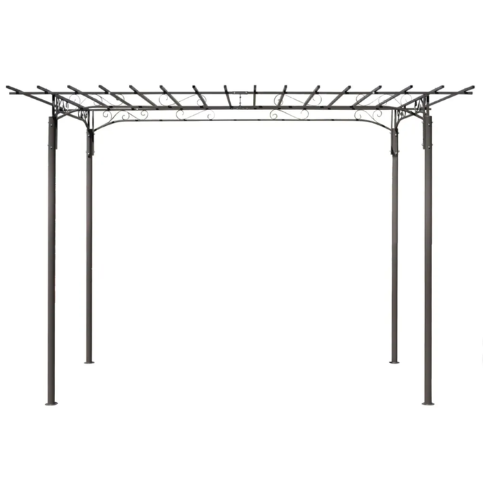 Enkel Iron Pergola Garden Arch