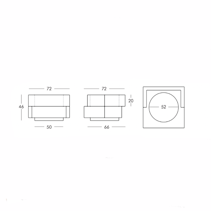 Cubic Yo Led Opplyst Blomsterkasse