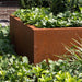 Rustikk Corten Stål Firkantet Blomsterkasse 120X40Cm