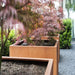 Corten Square Flower Box 100Cm Frostbestandig