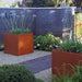 Corten Square Flower Box 100Cm Frostbestandig