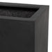 Black Cube Flower Box H.80X40Cm Fiberstone