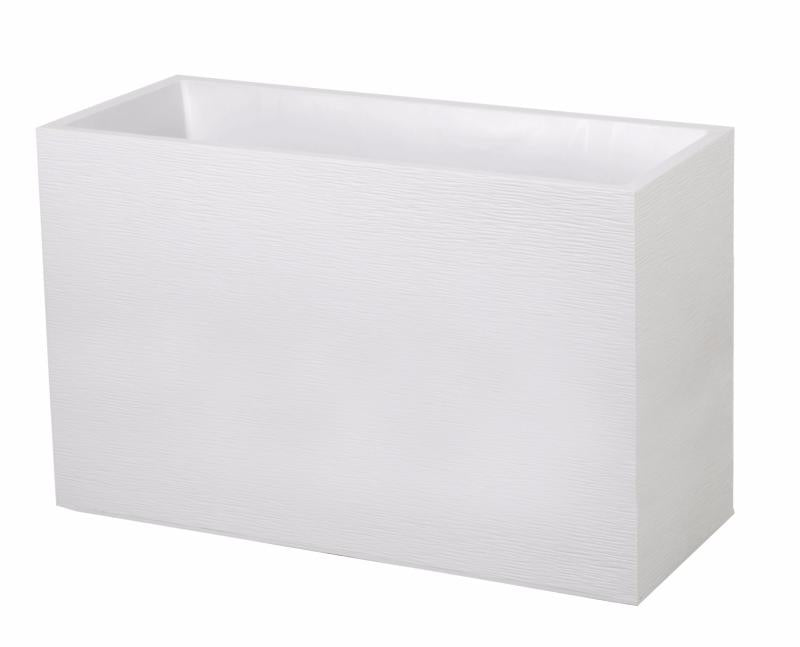 White Graphit Wall Flower Box 99,5 Cm Eda Platiques