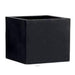 Black Square Fiberstone Box For Innendørs Utendørs Blomster