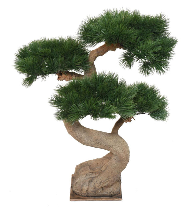 Kunstig Bonsai Furu På Platina H.92Cm Dekor