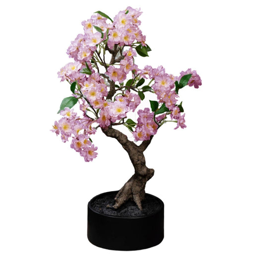 Kunstig Kirsebærbonsai 50 Cm Kremrosa Dekorasjon