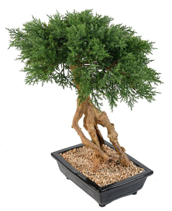 Kunstig Bonsai Juniperus 60 Cm Innendørs Plante