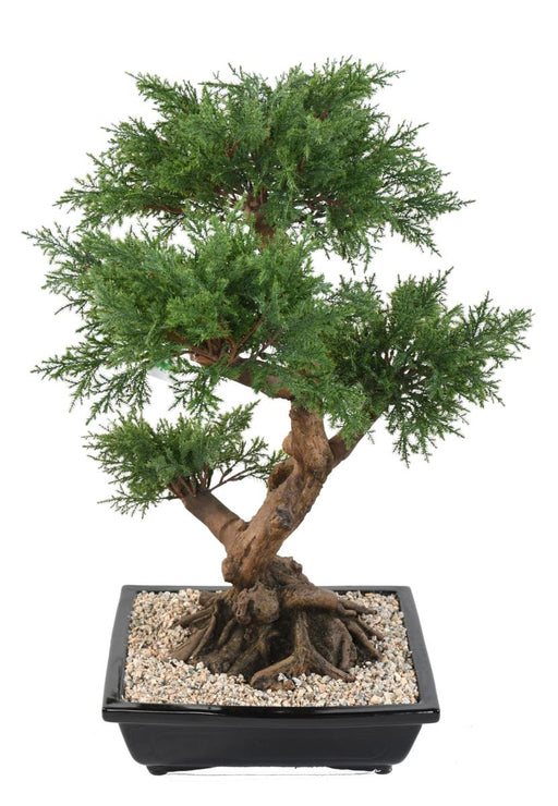 Kunstig Juniperus Bonsai 75 Cm Keramikk