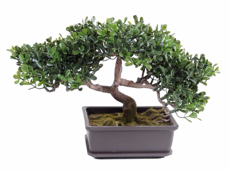 Kunstig Te Bonsai 22 Cm Dekorativ Syntetisk Plante