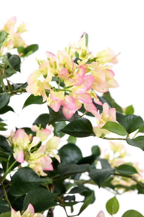 Kunstig Bougainvillea 150 Cm Hvit Rosa Blomster