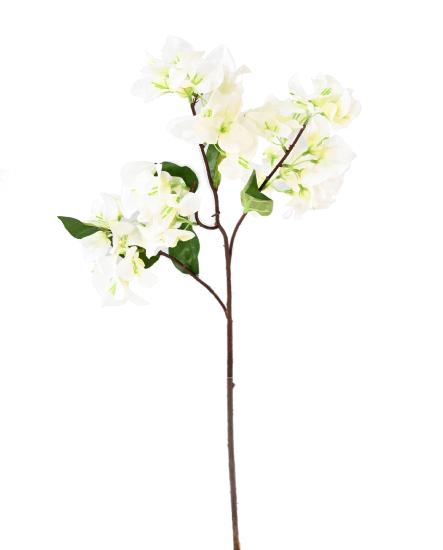 Hvit Kunstig Bougainvillea Gren 68Cm