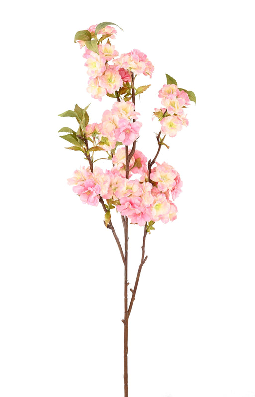 Kunstig Kirsebærgren 57 Rosa Blomster 92Cm