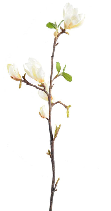 Kunstig Magnolia Gren 83 Cm Hvit