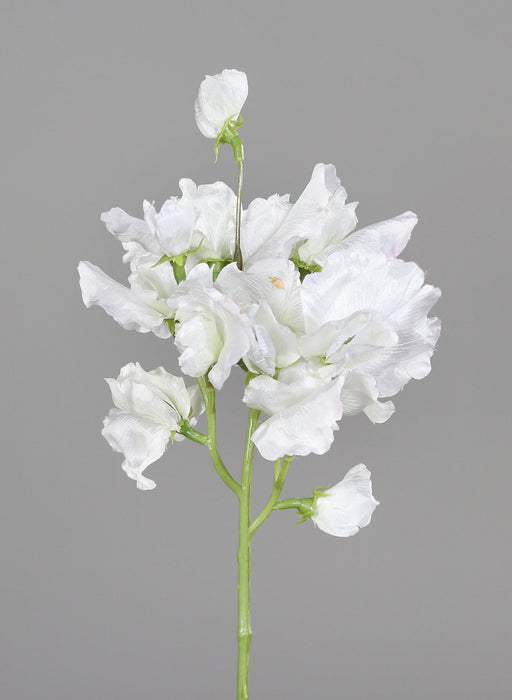 Kunstig Sweet Pea Branch Cream 46Cm