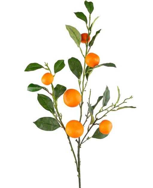 Mandarin Tree Branch - Kunstig Blomstrende Gren