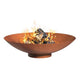 Corten Steel Brazier 80Cm For Hageterrasse