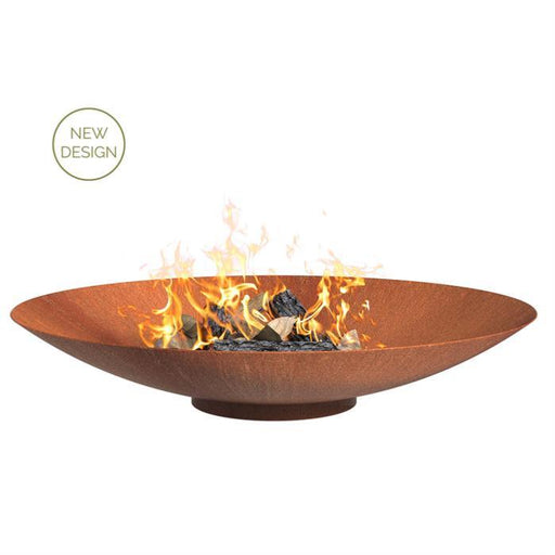 Corten Steel Brazier Ø200Cm For Hageterrasse