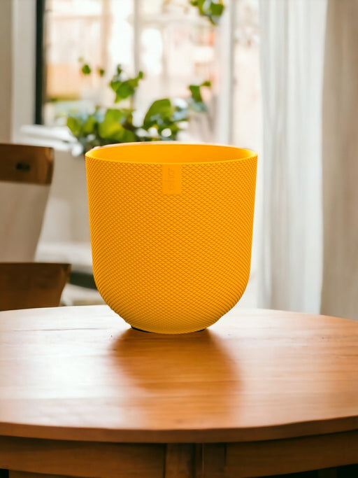 Elho Jazz Yellow Plant Pot - D26 X H24