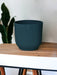 Elho Vibes Blue Plant Pot - Hjul Inkludert - D35 X H33