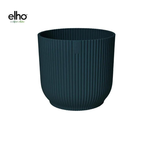 Elho Vibes Blue Plant Pot - Hjul Inkludert - D35 X H33