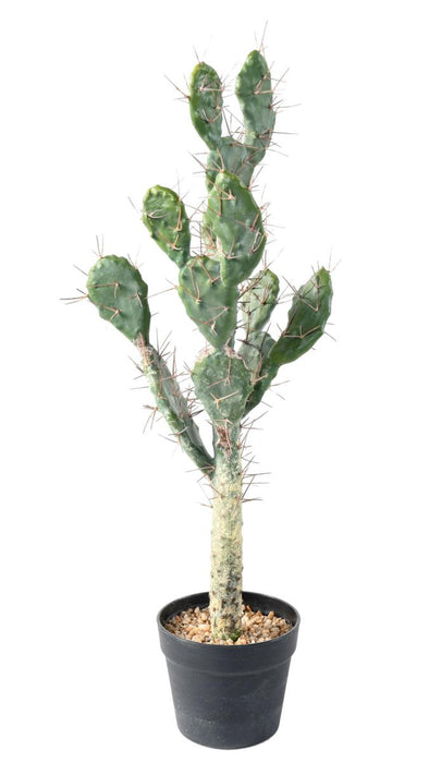 Flat Artificial Cactus 75 Cm For Innendørs Grønn