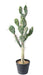 Flat Artificial Cactus 75 Cm For Innendørs Grønn