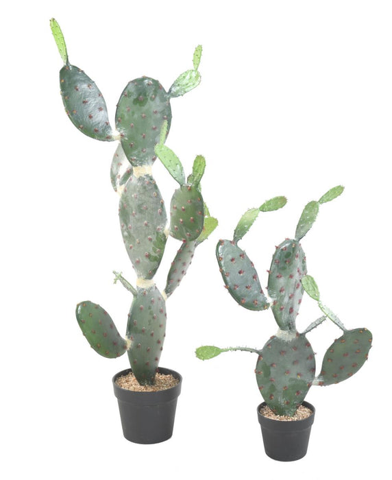 Kunstig Opuntia Cactus For Innendørs 120Cm Grønn