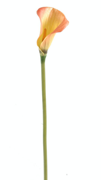 Kunstig Calla Lily 90 Cm Rosa Oransje Dekor