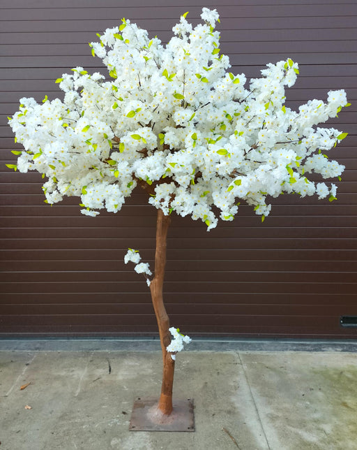 Kunstig Kirsebærblomst Hvit 250 Cm Interiørdekorasjon