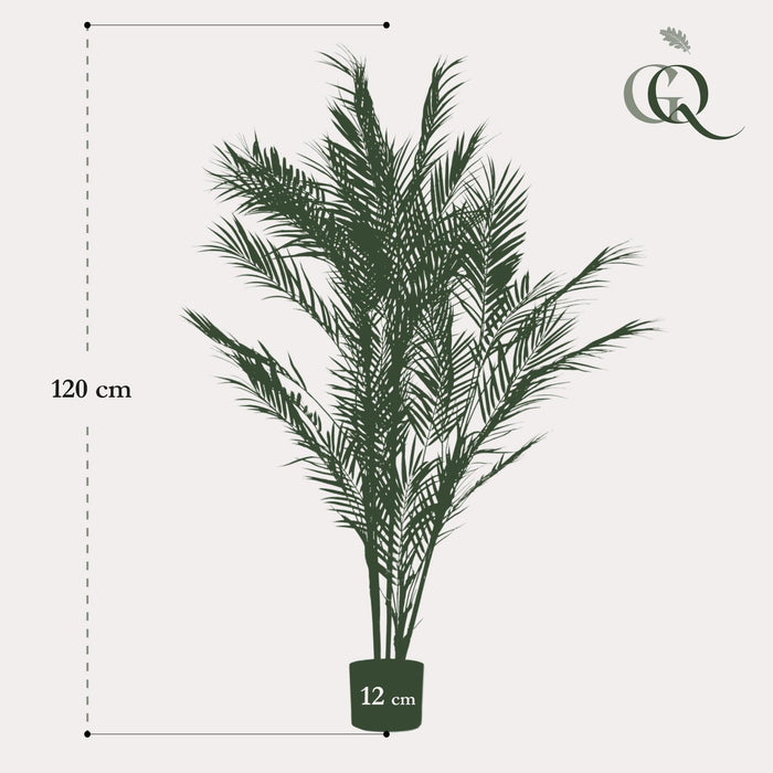 Chamaedorea Elegans Kunstig Plante - H120Cm, Ø12Cm