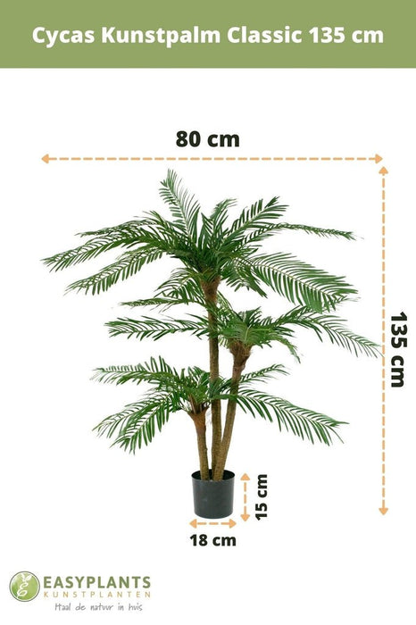 Cycas - Kunstig Palme