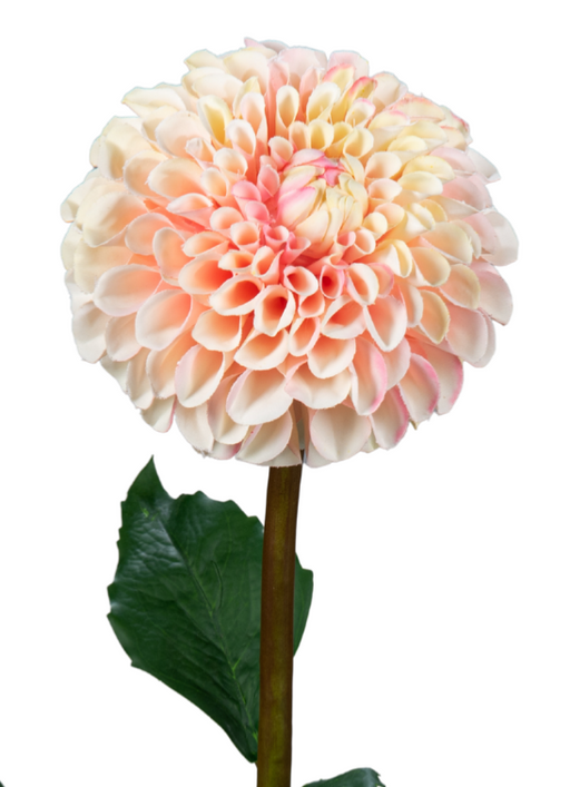 Kunstig Dahlia-Stilk 96 Cm Kremrosa Dekorative Blomster