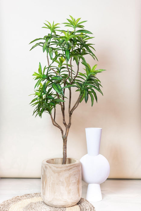 Dracaena Kunstig Plante - H130Cm, Ø14Cm