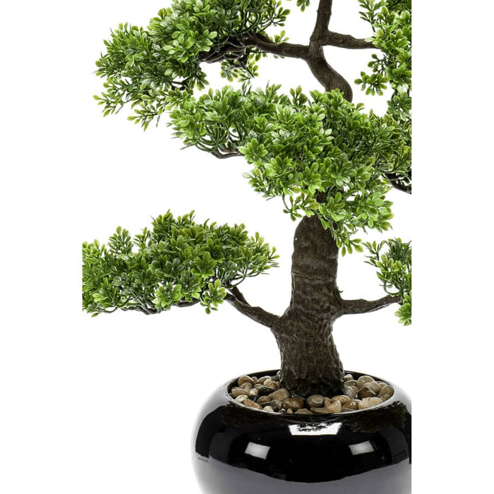 Emerald Mini Artificial Ficus Bonsai Grønn 47 Cm