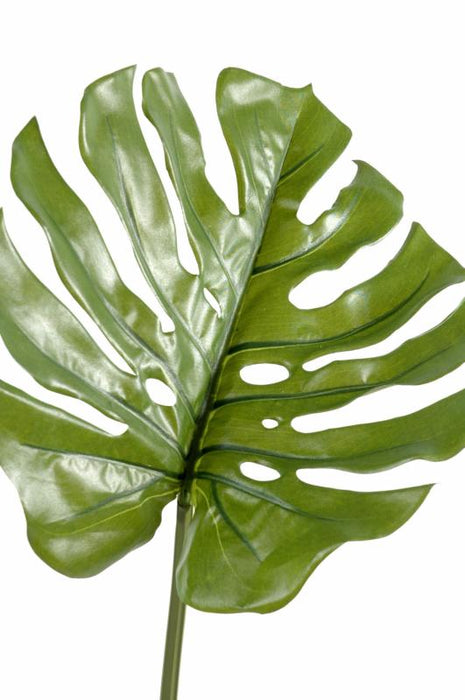 Kunstig Philodendron Blad H.75Cm Grønn