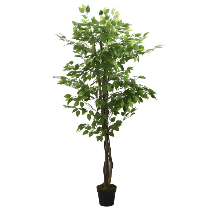 Kunstig Ficus 378 Blader 80 Cm Grønn