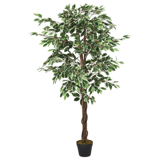 Kunstig Ficus 378 Blader 80 Cm Grønn