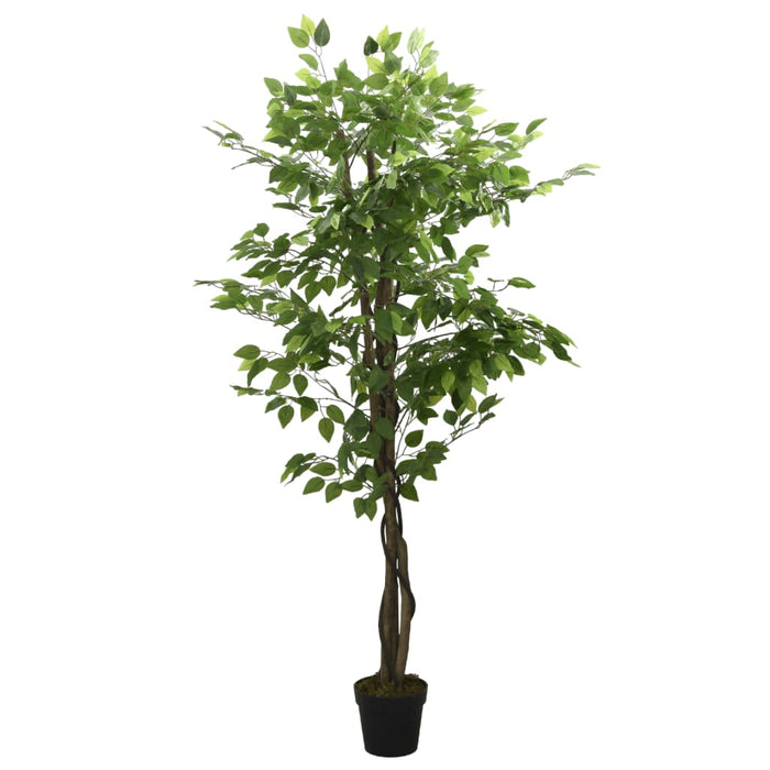 Kunstig Ficus 630 Blader 120 Cm Grønn