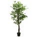 Kunstig Ficus 756 Blader 150 Cm Grønn