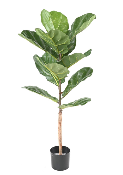 Kunstig Ficus Lyrata 100Cm Grønn For Innendørs