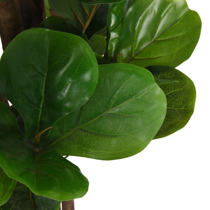 Kunstig Ficus Lyrata 134 Blader 120 Cm Grønn