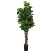 Kunstig Ficus Lyrata 134 Blader 120 Cm Grønn