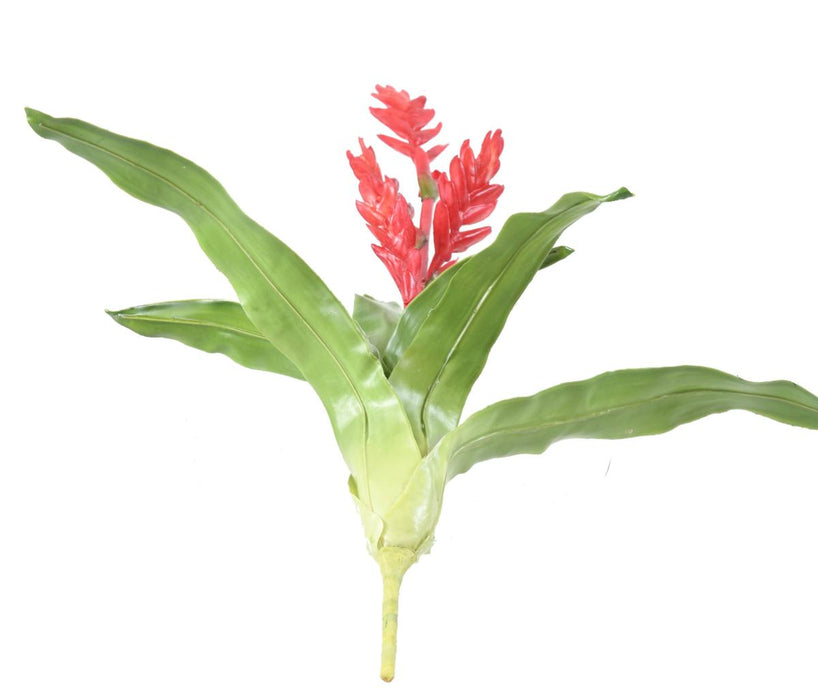 Kunstig Blomst Bromelia Rød 55Cm Dekor